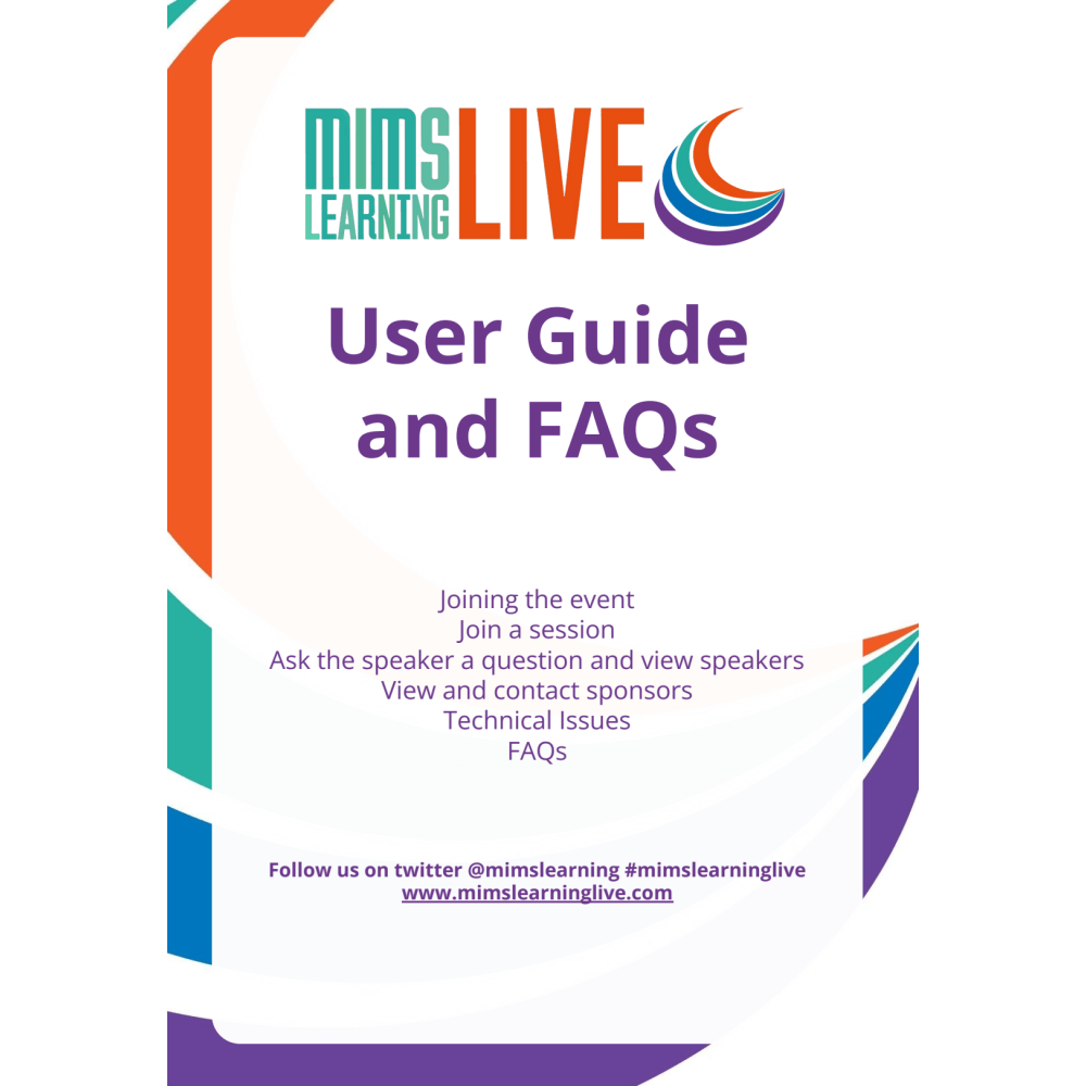 User Guide & FAQs - MIMS Learning Live Digital