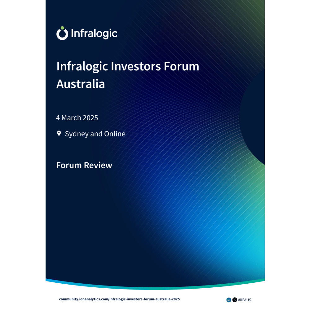 Forum Review - Infralogic Investors Forum Australia 2025