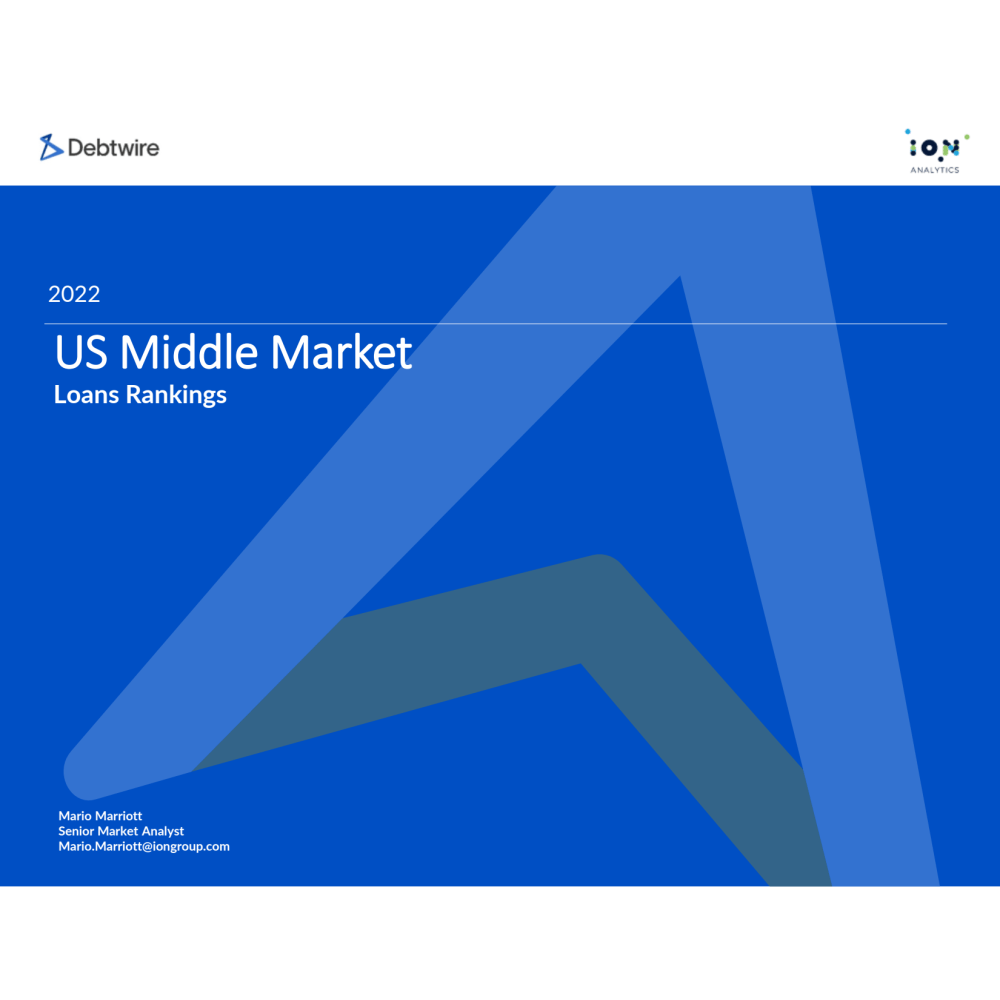 US Middle Market Loans Rankings 2022