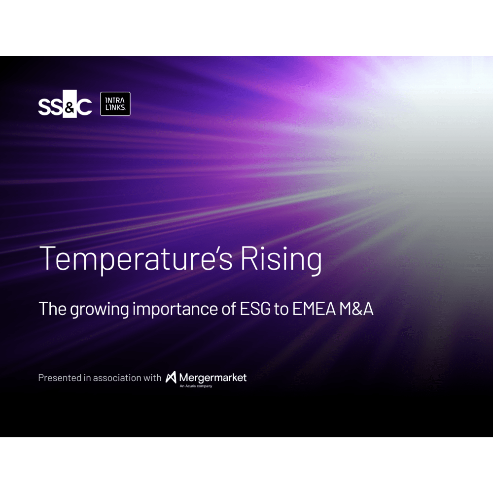 Temperature’s Rising: The growing importance of ESG to EMEA M&A
