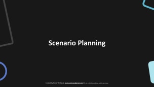 Scenario Planning Slides
