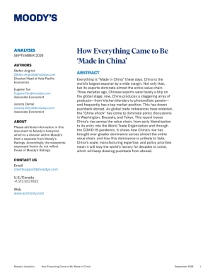 How Everything Came to Be ‘Made in China’