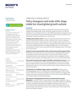 Global Macro Outlook 2026-27: Policy divergence and trade shifts shape stable but mixed global growth outlook