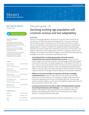 Declining working-age population will constrain revenue and test ...