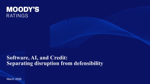 Presentation | Software, AI, and Credit: Separating disruption from defensibility