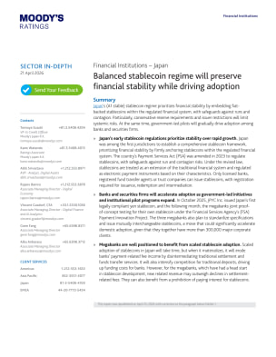 Balanced stablecoin regime will preserve financial stability while driving adoption