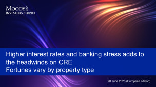Higher interest rates and banking stress adds to the headwinds on CRE - European edition - Slide deck