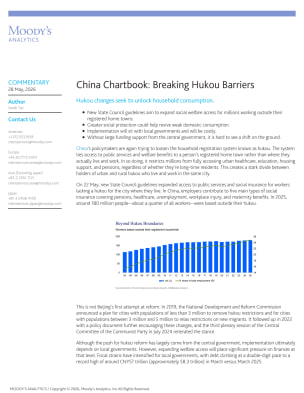 China Chartbook: Breaking Hukou Barriers