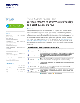 Property & Casualty Insurance - Japan | April 2026