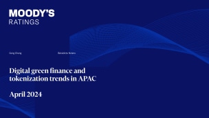 Digital green finance and tokenization trends in APAC