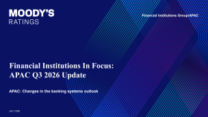 Financial Institutions In Focus: APAC Q3 2026 Update