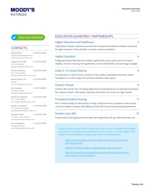 Education Quarterly | EDUCATION QUARTERLY: PARTNERSHIPS