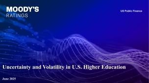 Uncertainty and Volatility in U.S. Higher Education