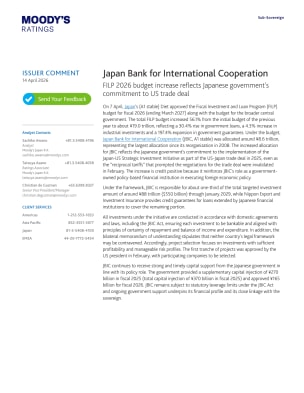 Japan Bank for International Cooperation