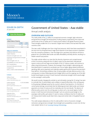 Government of United States – Aaa stable