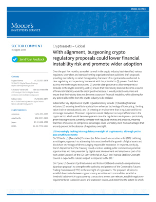 With alignment, burgeoning crypto regulatory proposals could lower financial instability risk and promote wider adoption