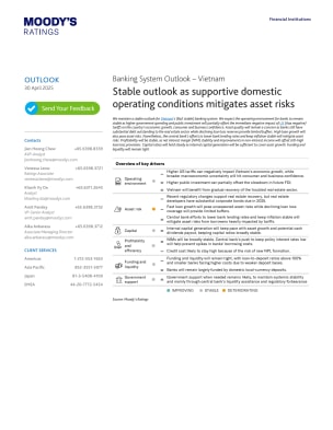 Banking System Outlook – Vietnam, 30 Apr 2025