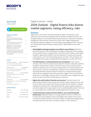 2026 Outlook - Digital finance links diverse market segments, raising efficiency, risks