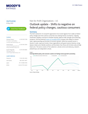 OUTLOOK | Outlook update - Shifts to negative on federal policy changes, cautious consumers