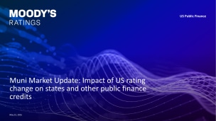 Muni Market Update: Impact of US rating change on states and other public finance credits