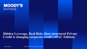 Presentation -  Hidden Leverage, Real Risk - How structured Private Credit is changing corporate credit (APAC Edition)