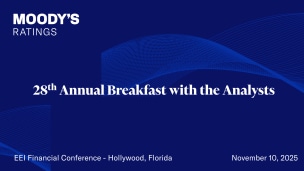 Presentation: EEI Breakfast Briefing