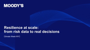Presentation: Resilience at scale: from risk data to real decisions