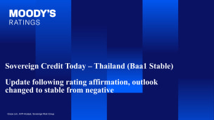 Presentation - Government of Thailand – Baa1 Stable, 22 April 2026