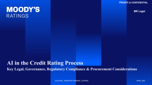 AI in the Credit Rating Process