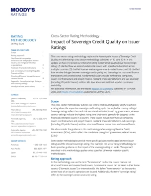 Impact of Sovereign Credit Quality on Issuer Ratings
