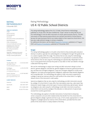 Rating Methodology | US K-12 Public School Districts