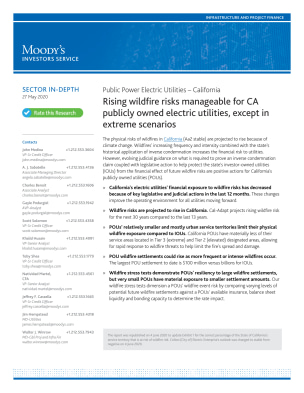Rising wildfire risks manageable for CA publicly owned electric ...