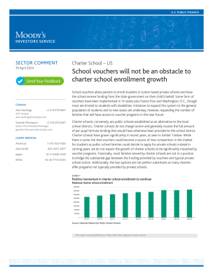 School vouchers will not be an obstacle to charter school enrollment growth