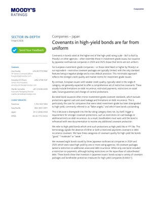 Covenants in high-yield bonds are far from uniform