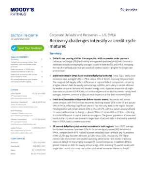 Recovery challenges intensify as credit cycle matures