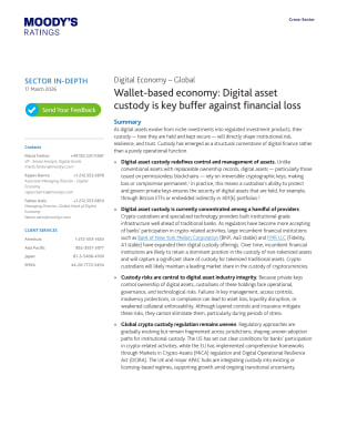 Wallet-based economy: Digital asset custody is key buffer against financial loss