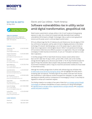 Electric and Gas Utilities – North America