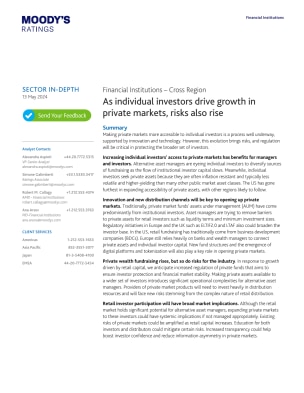 Financial Institutions – Cross Region - As individual investors drive growth in private markets, risks also rise