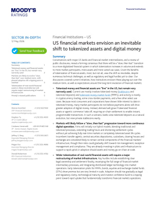 US financial markets envision an inevitable shift to tokenized assets and digital money
