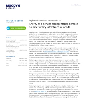 SECTOR IN-DEPTH | Energy as a Service arrangements increase to meet utility infrastructure needs