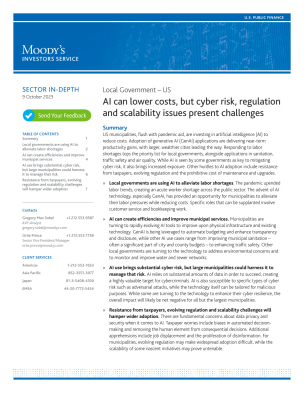 AI can lower costs, but cyber risk, regulation and scalability issues present challenges