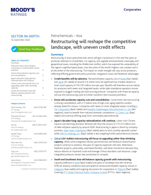 Sector In-Depth: Petrochemicals – Asia