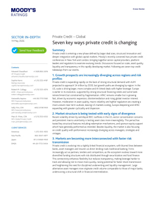Private Credit – Global: Seven key ways private credit is changing
