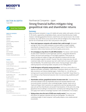 Strong financial buffers mitigate rising geopolitical risks and shareholder returns