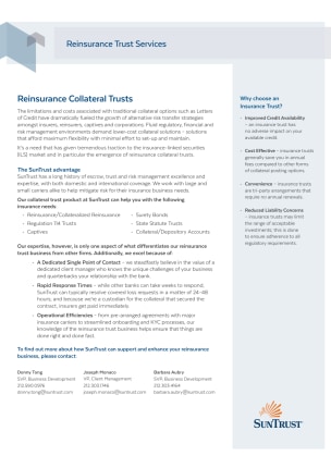 Reinsurance Trust Services