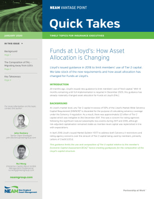 Funds at Lloyd’s: How Asset Allocation is Changing
