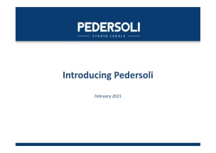 Pedersoli Studio Legale - February 2021
