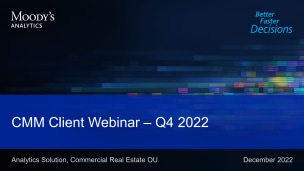 What’s New in CMM - Quarterly Client Update - Q4 2022 Slides | Moody's ...