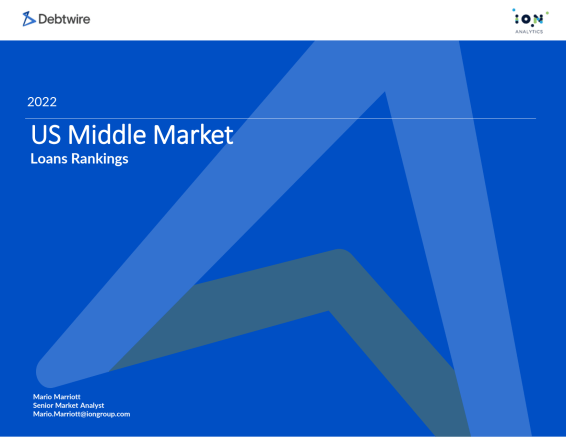 US Middle Market Loans Rankings 2022
