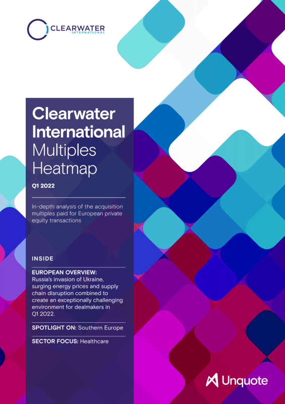 Clearwater International Multiples Heatmap: Q1 2022